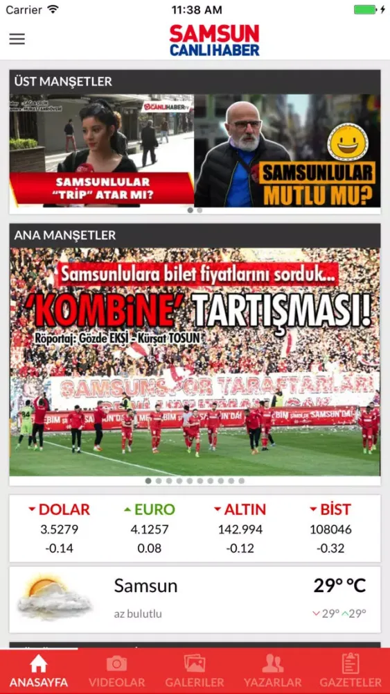 Samsun Canlı Haber应用截图