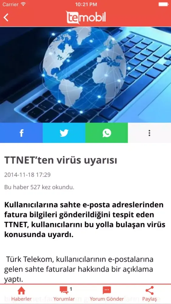 TE Bilişim スクリーンショット