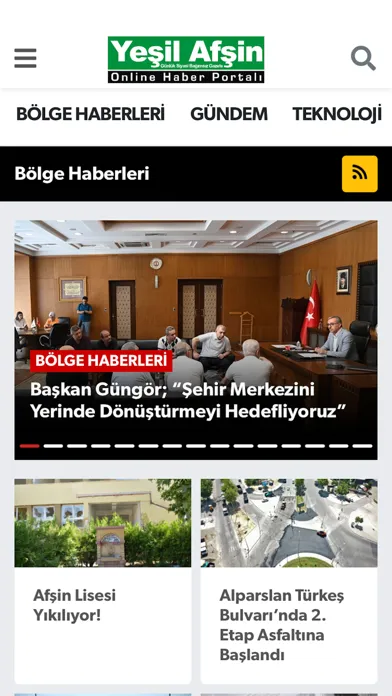 Скриншоты Yeşil Afşin Gazetesi