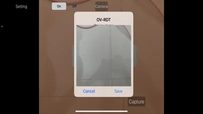Capturas de tela do OV-RDT