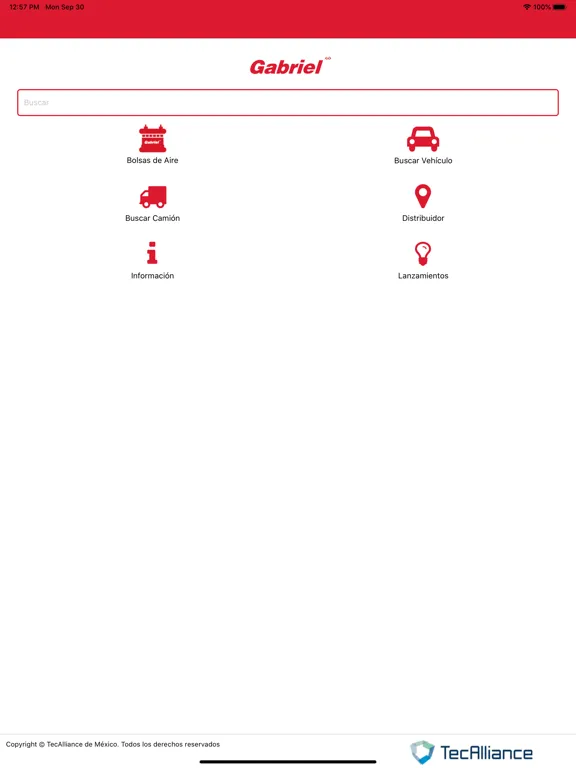 Gabriel Autopartes iPad  স্ক্রিনশট