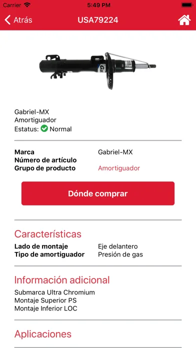 Gabriel Autopartes স্ক্রিনশট