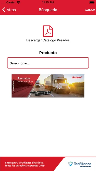 Gabriel Autopartes স্ক্রিনশট