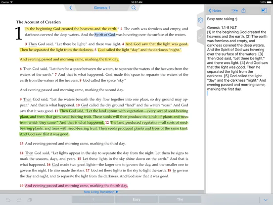 NLT Bible iPad  스크린샷