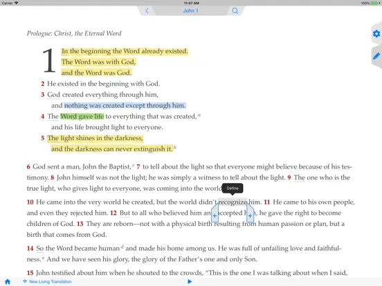 Tyndale Bibles App iPad  سکرین شاٹس