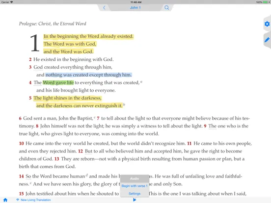 Tyndale Bibles App iPad  سکرین شاٹس
