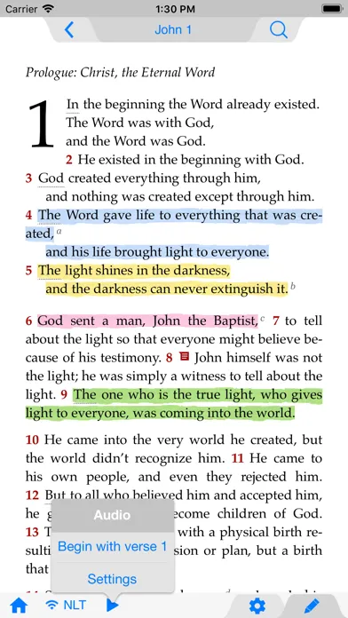 Tyndale Bibles App سکرین شاٹس