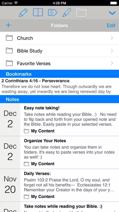 Capturas de tela do Strong's Concordance with KJV