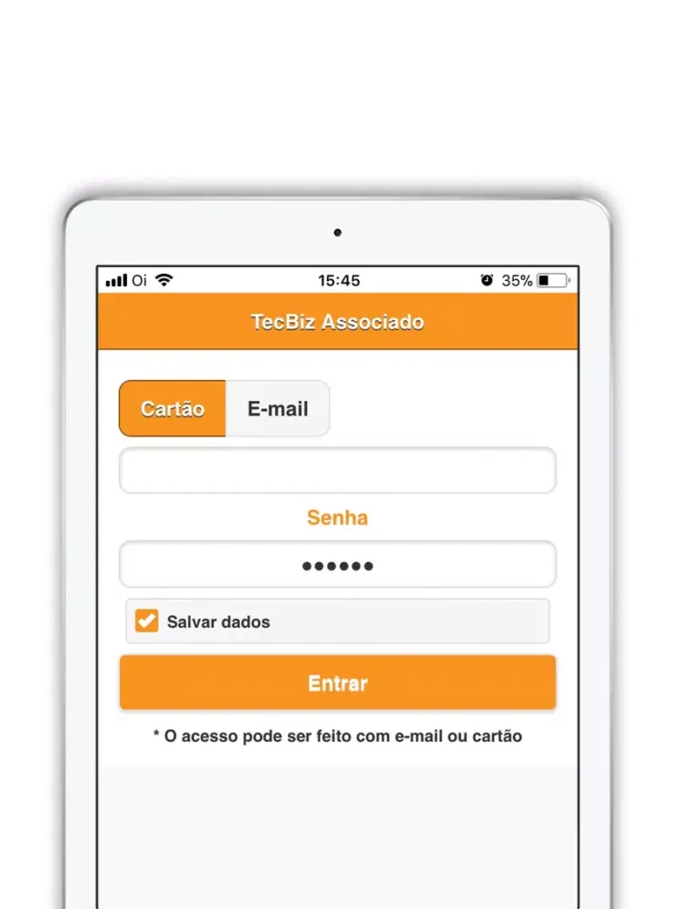 TecBiz Associado iPad  스크린샷