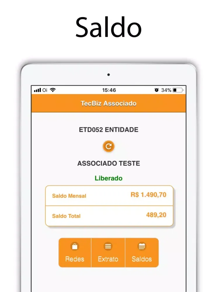 TecBiz Associado iPad  스크린샷