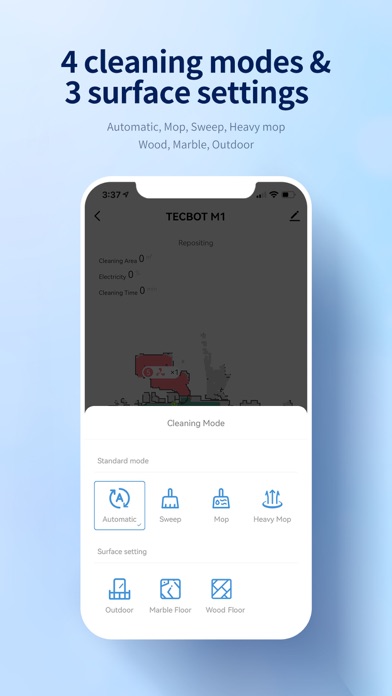 Screenshot di Tecbot Home