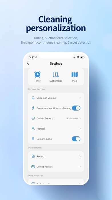 Screenshot di Tecbot Home