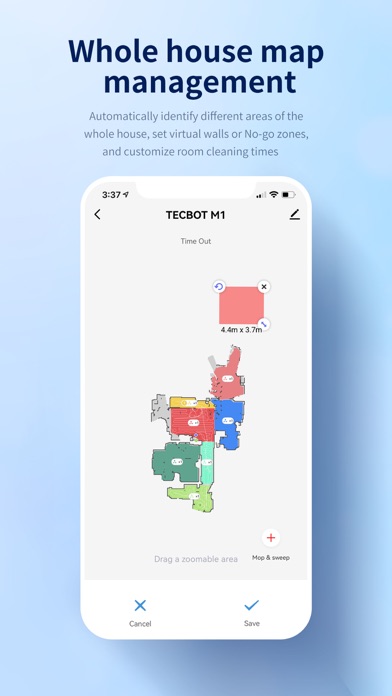 Screenshot di Tecbot Home