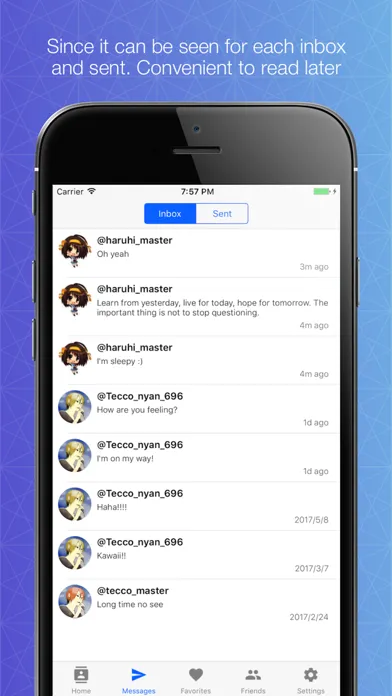 Direct messenger for Twitter スクリーンショット