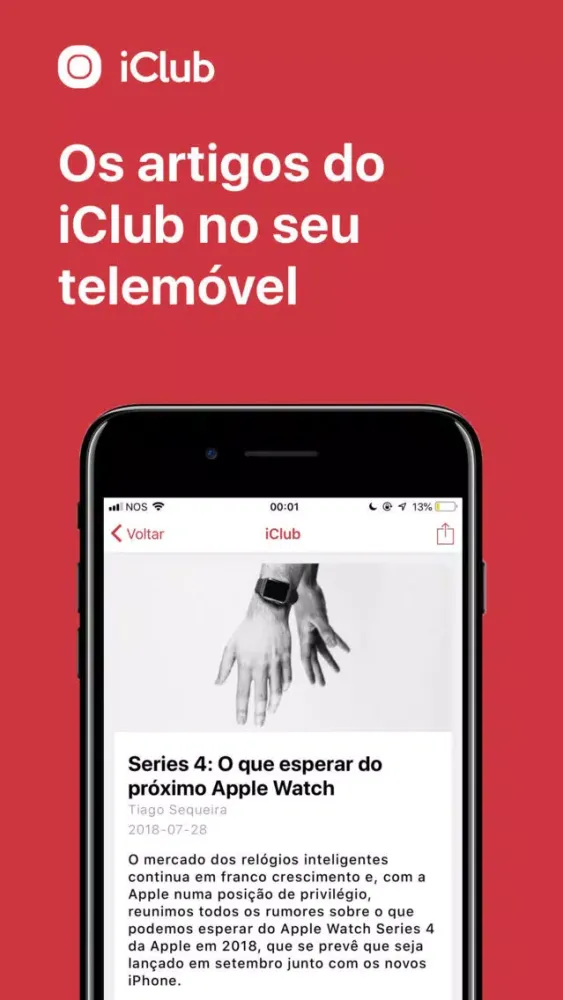 Zrzuty ekranu iClub