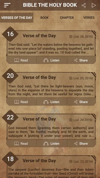 Tangkapan skrin Holy The Bible - Source of Truth