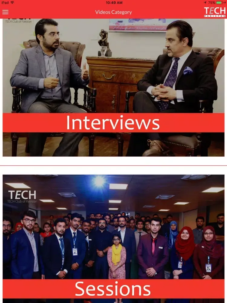 Captures d'écran de Tech Pakistan iPad 