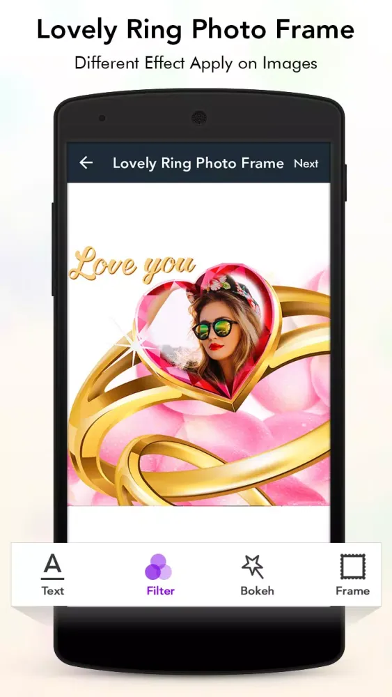 Lovely Ring Photo Frame Screenshots
