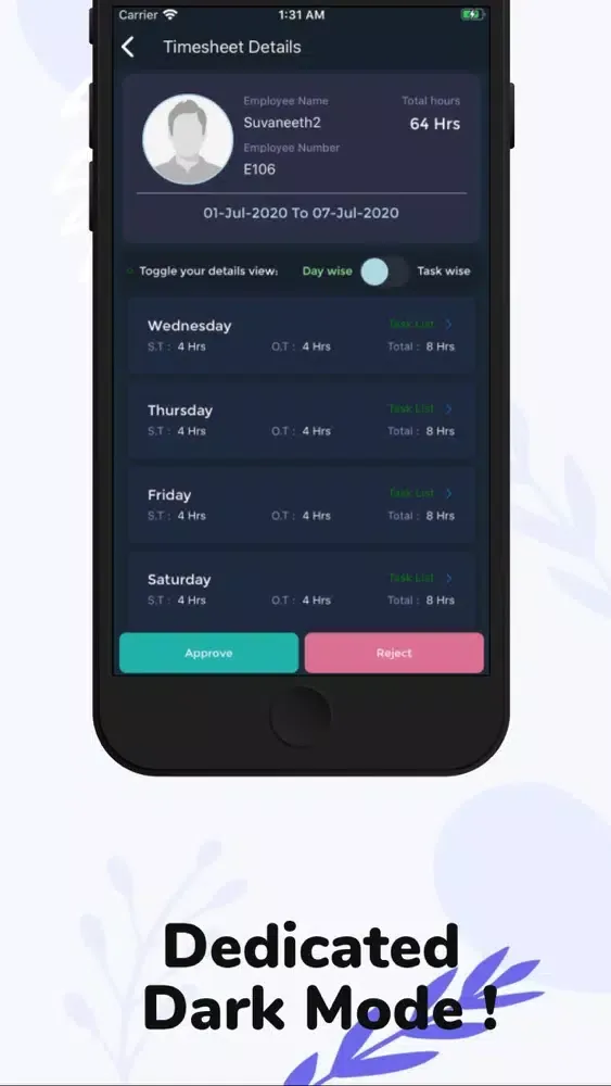 PaTS Mobile Screenshots