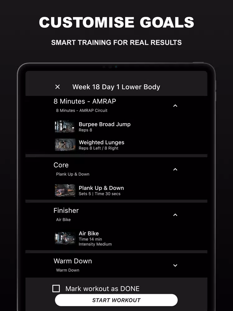 ATHLETE.CO MMA Workout Program iPad  Ekran Görüntüleri