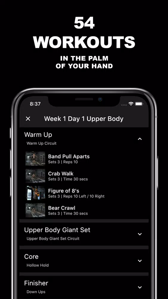 ATHLETE.CO MMA Workout Program Ekran Görüntüleri