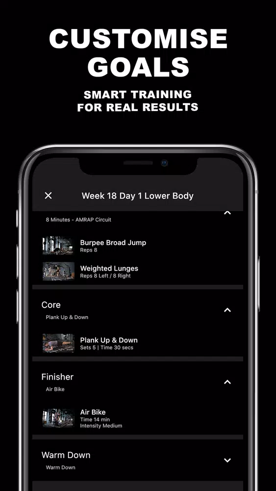 ATHLETE.CO MMA Workout Program Ekran Görüntüleri