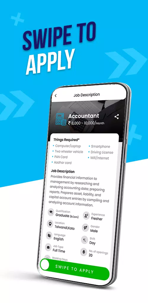 OptnHire - Job Searching App Screenshots