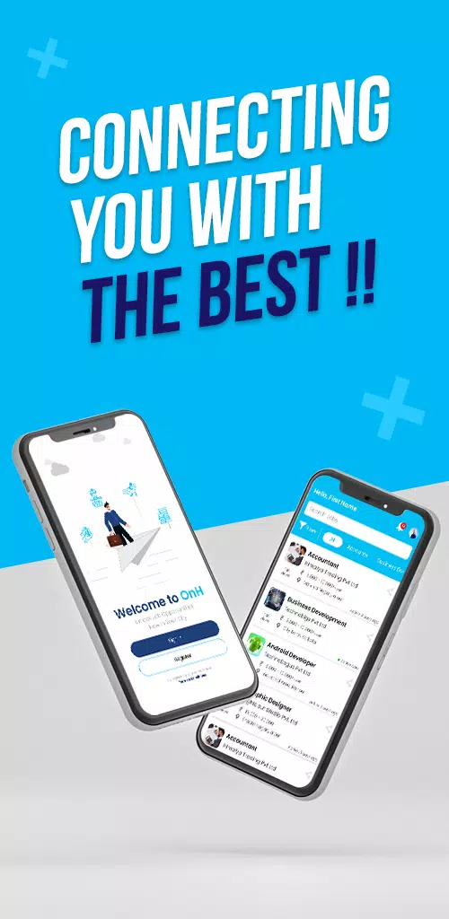 OptnHire - Job Searching App Screenshots