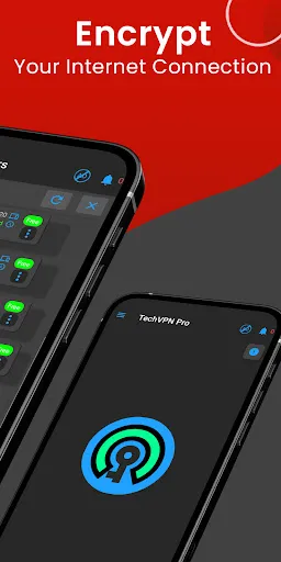 Capturas de tela do Tech VPN Pro / Protect Privacy