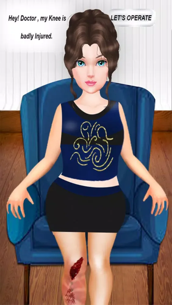Capturas de tela do Knee Surgery Simulator Game