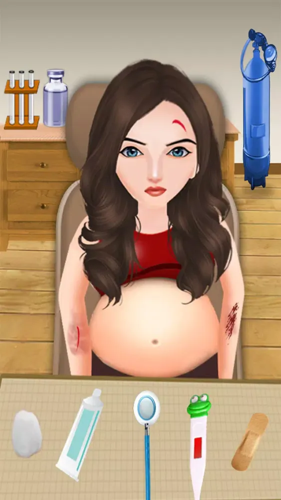 Capturas de tela do Maternity Emergency Game