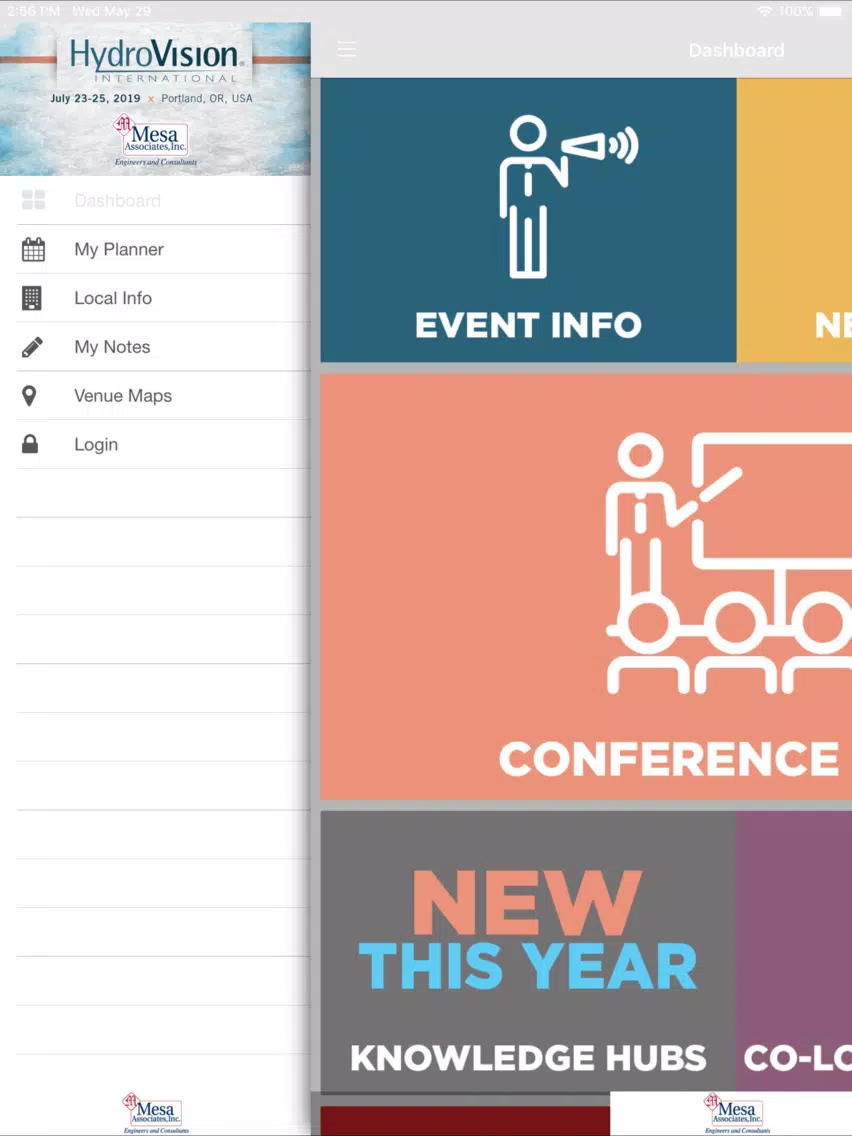 Ảnh chụp màn hình của HydroVision International 2019 iPad 