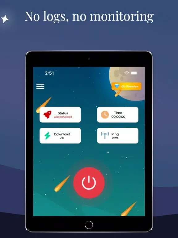 Screenshot di Meteor VPN: Fastest Proxy iPad 