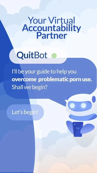 Capturas de pantalla de QuitBot: quit porn addiction