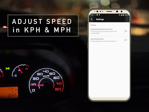 Capturas de tela do GPS Speedometer - Odometer