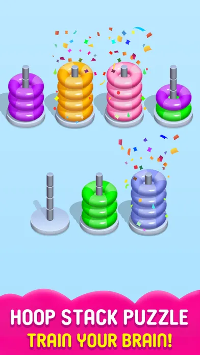 Color Hoop Stack - Sort ring スクリーンショット