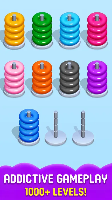 Color Hoop Stack - Sort ring スクリーンショット