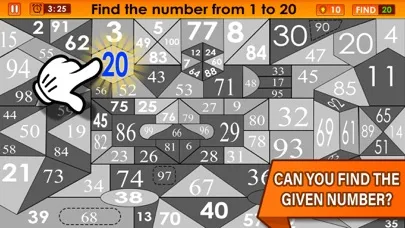 Capturas de tela do Find The Numbers 1 to 100