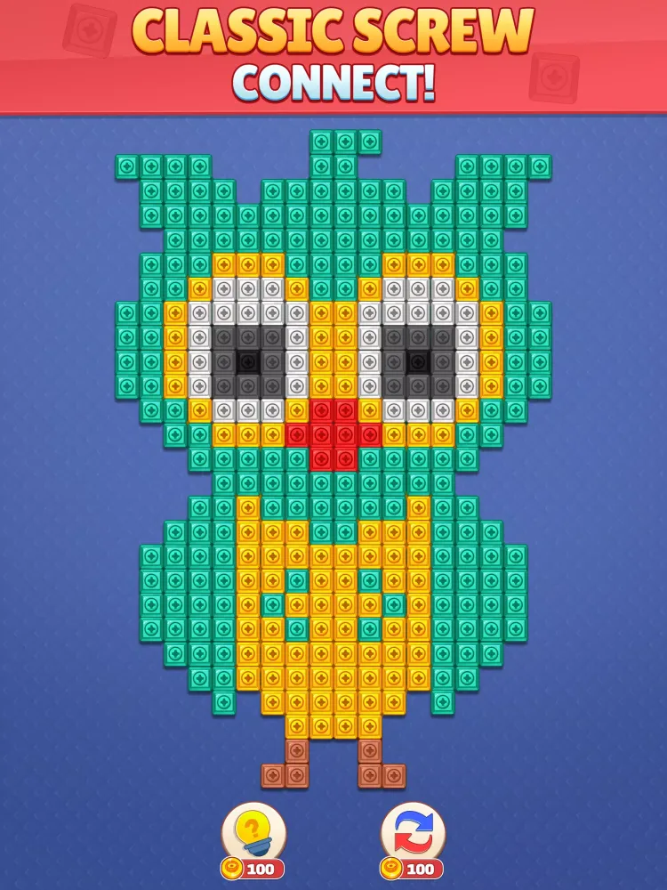 Nuts Sort 3D Screw Sort Puzzle应用截图