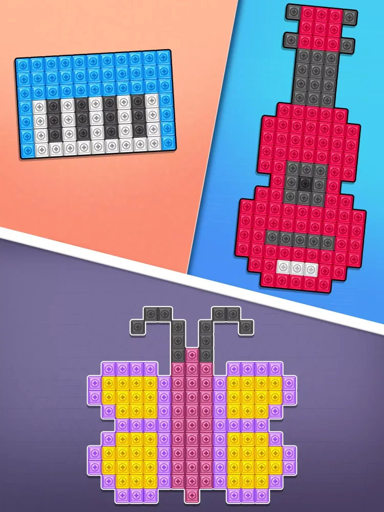 Nuts Sort 3D Screw Sort Puzzle应用截图