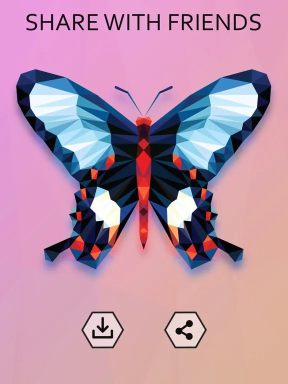 Capturas de tela do Low Poly - Color By Number iPad 