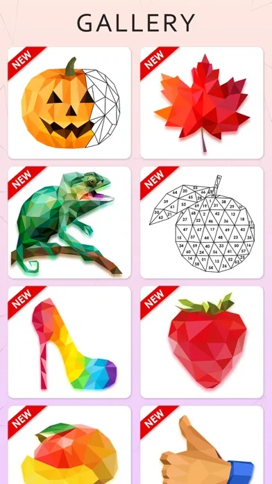 Capturas de tela do Low Poly - Color By Number