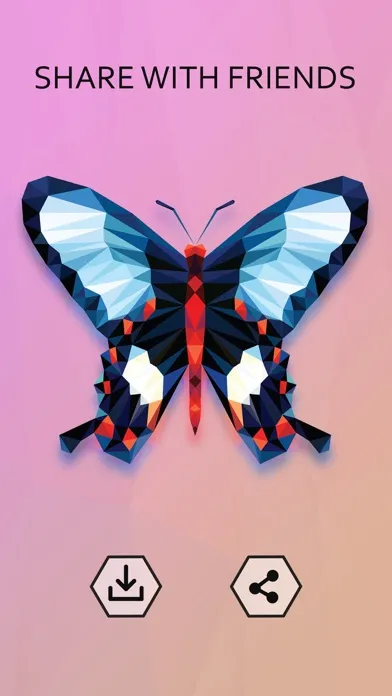 Capturas de tela do Low Poly - Color By Number