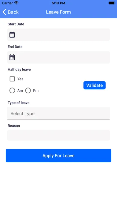 Zrzuty ekranu Employee life cycle management