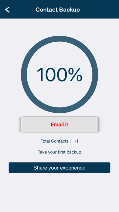 Contacts Backup+Transfer Easy Screenshots