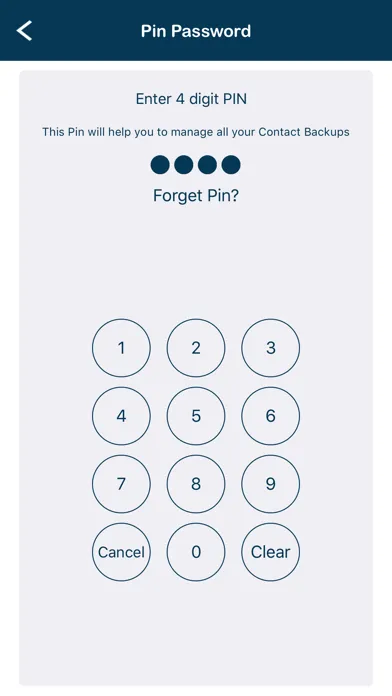 Contacts Backup+Transfer Easy Screenshots