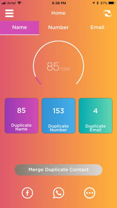 Contact Cleaner-Merge & Email应用截图