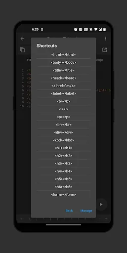 HTML Creator スクリーンショット