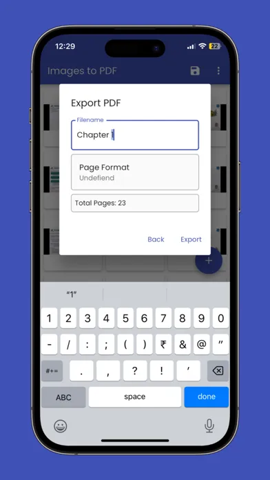 Screenshot di Images to PDF(Pro)