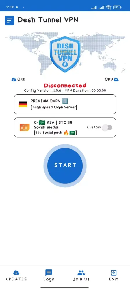 Desh Tunnel Vpn Screenshots